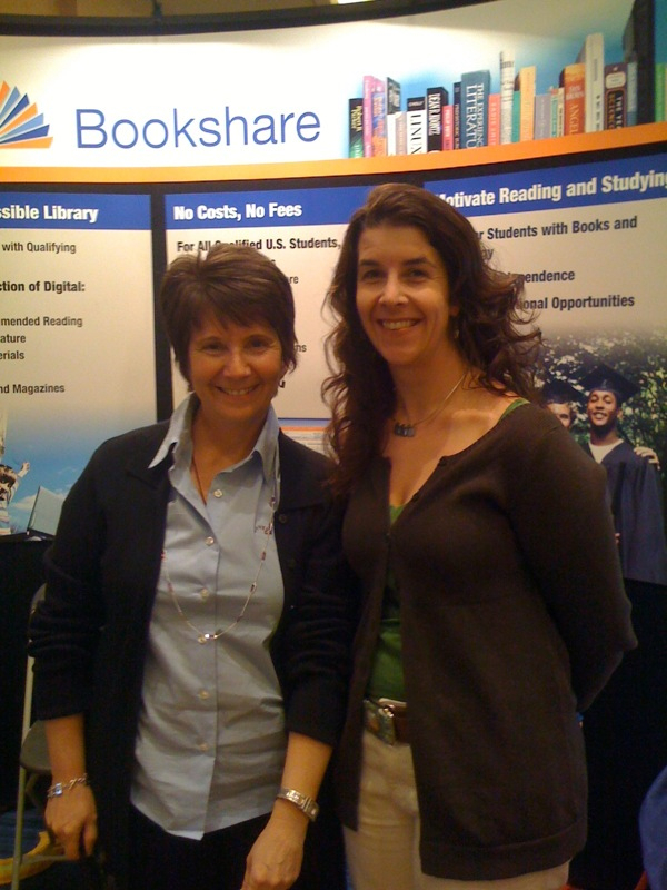 picture of Valerie Chernek, Bookshare, and Heather Tellier, Teacher from NJ