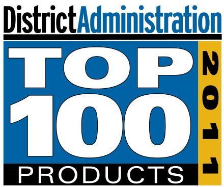 Logo that reads "District Administration 2011: Top 100 Products"
