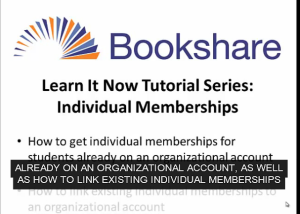 Screen Shot of Learn it Now Tutorial for Individual Memberships