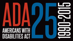 Americans with Disabilities Act 25 anniversary logo