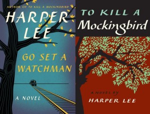 Go Set a Watchman and To Kill a Mockingbird book covers