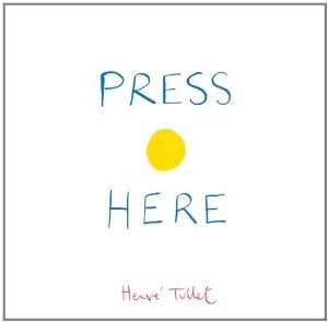 Press Here by Herve Tullet - book cover