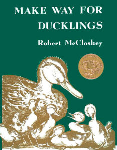 Book cover for Make Way for Ducklings by Robert McCloskey