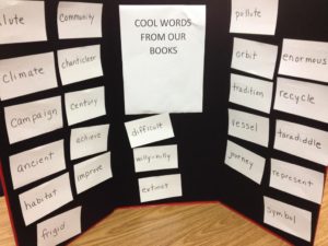 Classroom Braille Word Wall