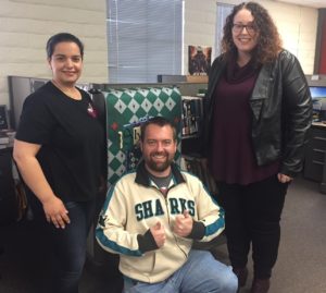 L to R: Rasa Amelzadeh, Customer Support Associate; Nick Bowen, Customer Support Manager; Jerri Partee, Customer Support Lead